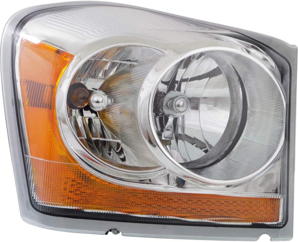 CarLights360: For 2004 2005 DODGE DURANGO Headlight Assembly Passenger Side w/Bulbs CAPA Certified For CH2503147 | 55077720AE, 55077720AC, 55077720AB