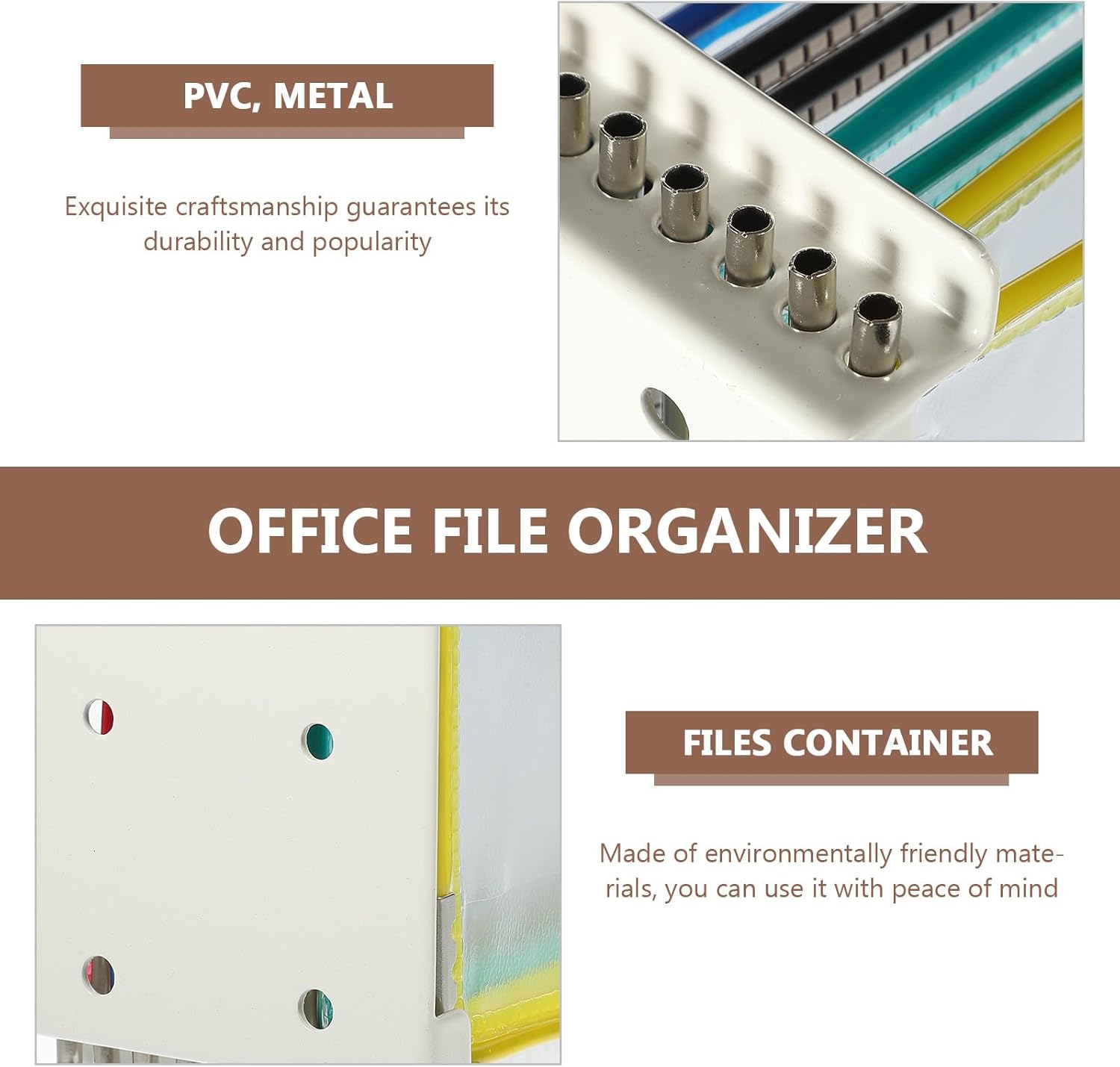 INOOMP 学校用ファイル吊り下げホルダー 壁掛けファイルホルダー 書類整理に適した透明デザイン 壁面装飾対応
