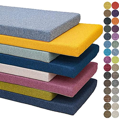 Housse De Coussin Carrée 45x45 Cm En Lin Et Coton - Motif Happy Campers Multicolore