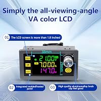 Convertor buck-boost reglabil Heemol DC 6-36 V 150 W, modul încărcător solar cu afișaj LCD, tensiune și curent stabilizat 6