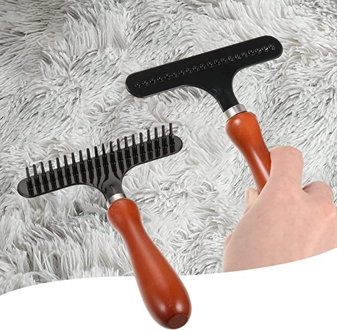 Carpet Comb, Carpet Rake for Matted Carpet, Shag Carpet Rake, Carpet