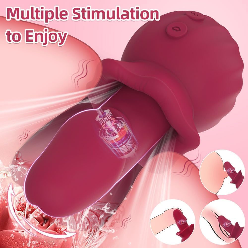 Vibratoreper Donna Professionale Clitoride Succhia Clitoride per Squirt Stimolatore Clitoride Femminile con 10 Modalità vibratoriper donne Wireless stimolatore clitoride sex toy Impermeabile