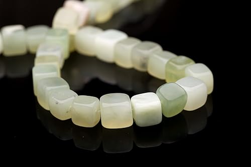 Miniatura 2 de Cuentas de jade verde mar redondeadas Semipreciosas Tamaño: 0.472x0.433 in Cristal Energía Energía Poder curativo para la fabricación de joyas