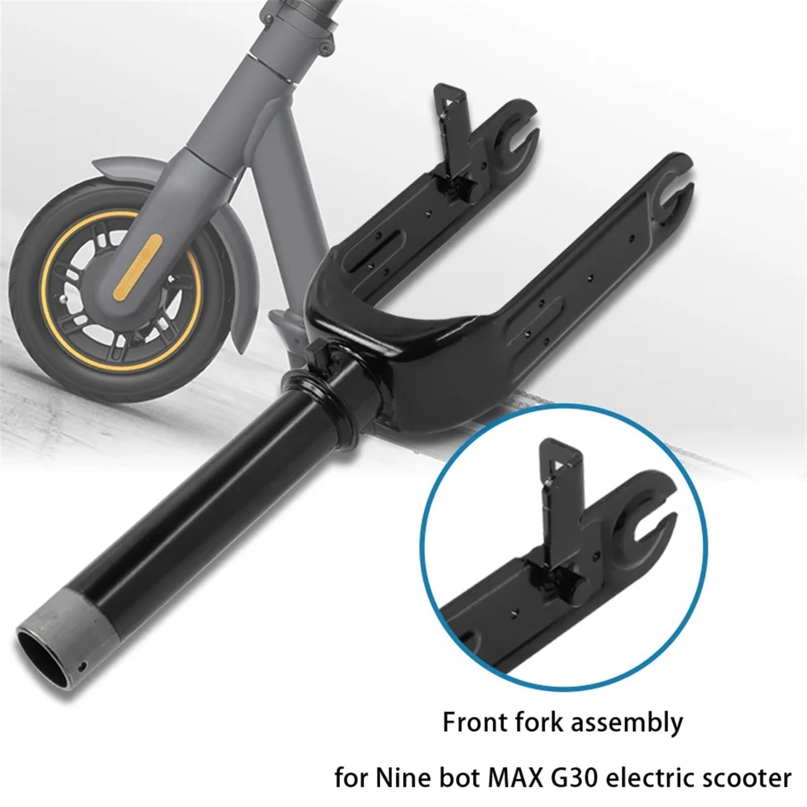 Supporto ruota anteriore in lega di alluminio for monopattino elettrico, for Segway, for Ninebot, MAX G30, parti di riparazione della copertura di protezione della forcella anteriore Coprimozz