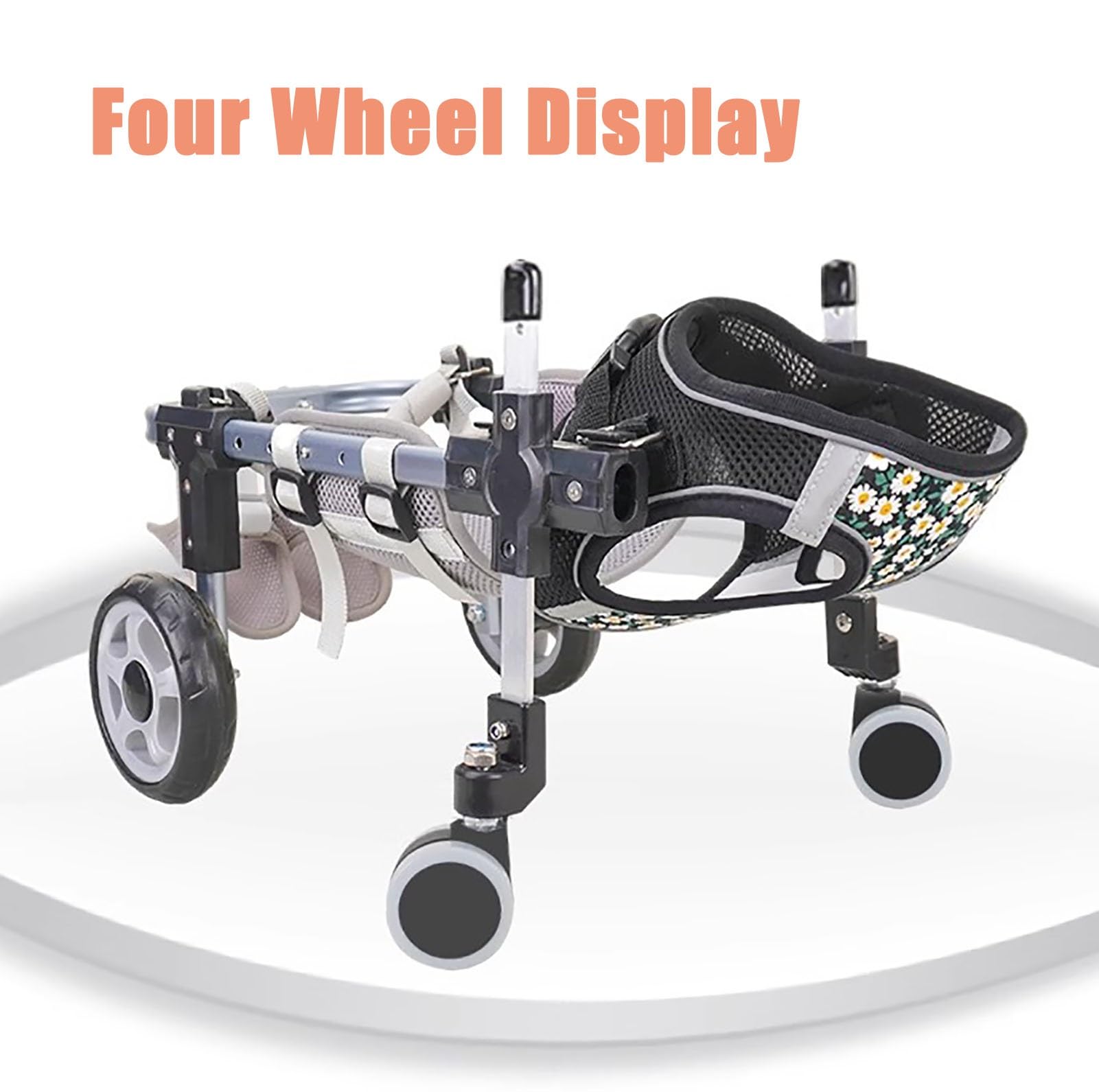 Amazon.co.jp: 高齢犬用ペット用車椅子 – 4輪脚ブレース付きX-Small