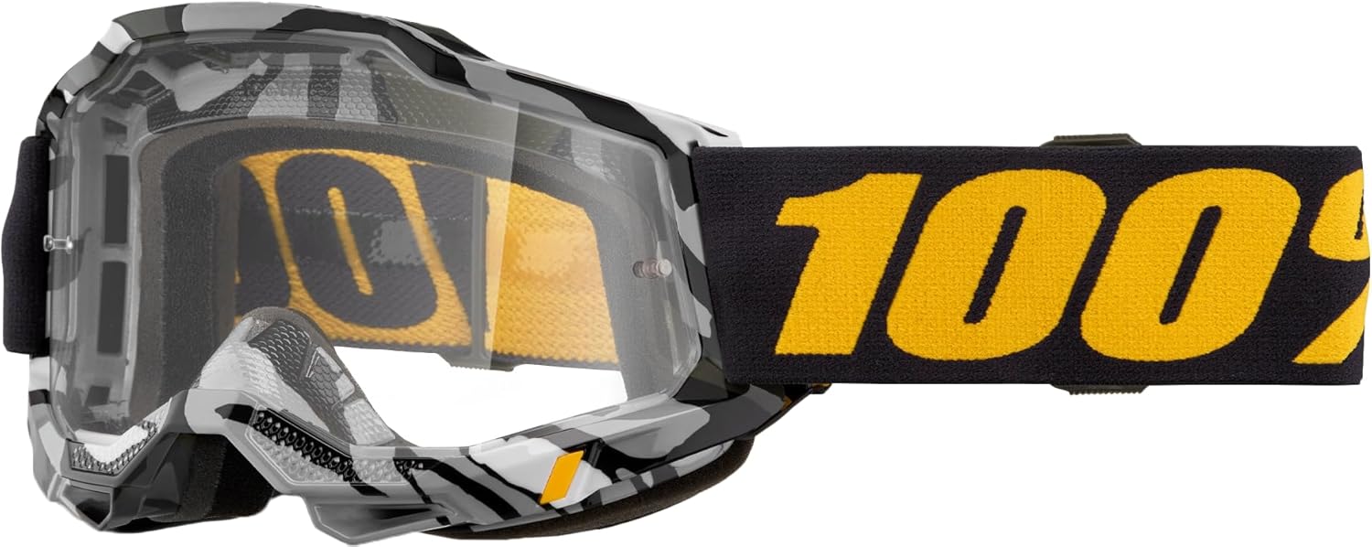 100-Percent Accuri 2 Ambush Goggles Ambush/Clear Lens OSFM Black Ambush/Clear Lens