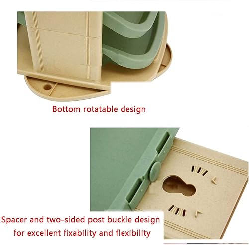 Miniatura 4 de Zapatero vertical de múltiples capas para acabado de zapatos, armario giratorio de plástico, soporte estrecho para almacenamiento, botas,