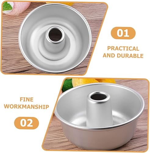 Miniatura 8 de molde de dona molde de ángel tubo de comida molde donut moldes de donas prensa de pan molde hueco pastel molde de pastel de ángel molde de pastel