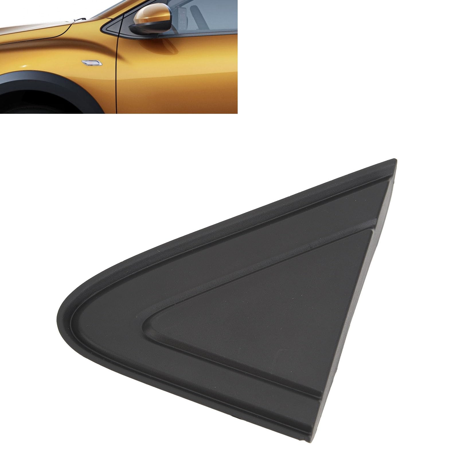 Copertura Triangolare Angolare dello Specchio, Sostituzione della Copertura del Pannello Delta della Porta dello Specchietto Retrovisore Esterno per Dacia Sandero Stepway MK3,