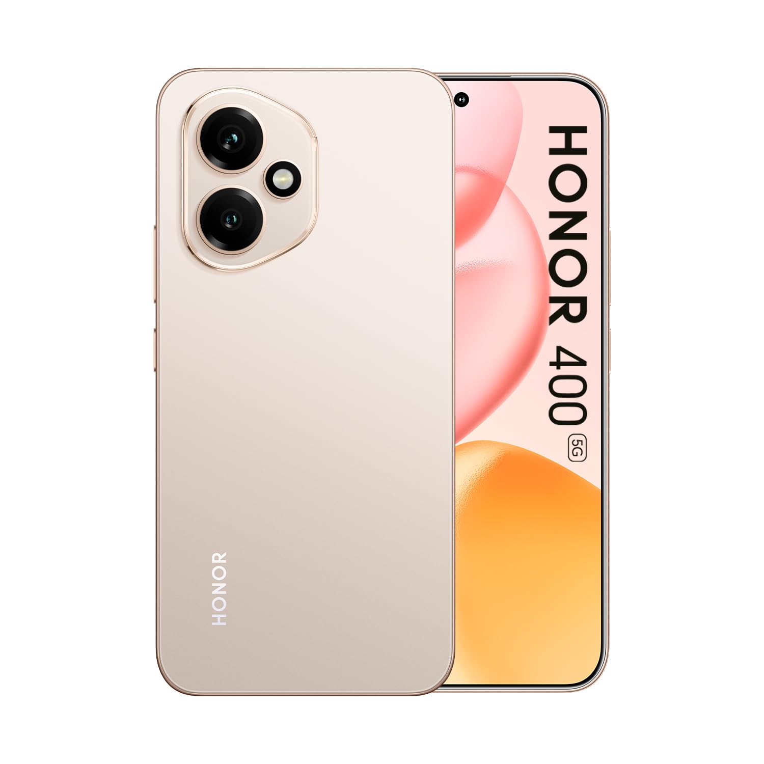 HONOR 400 Smartphone, 5G Mobile Phone, 200MP AI Super Zoom Camera,6.55 inch,5300mAh 66W fast charging,8GB+256GB, 5000nits Ultra Bright Display,5-stars Drop resistance,Dual SIM,Android 15,Gold