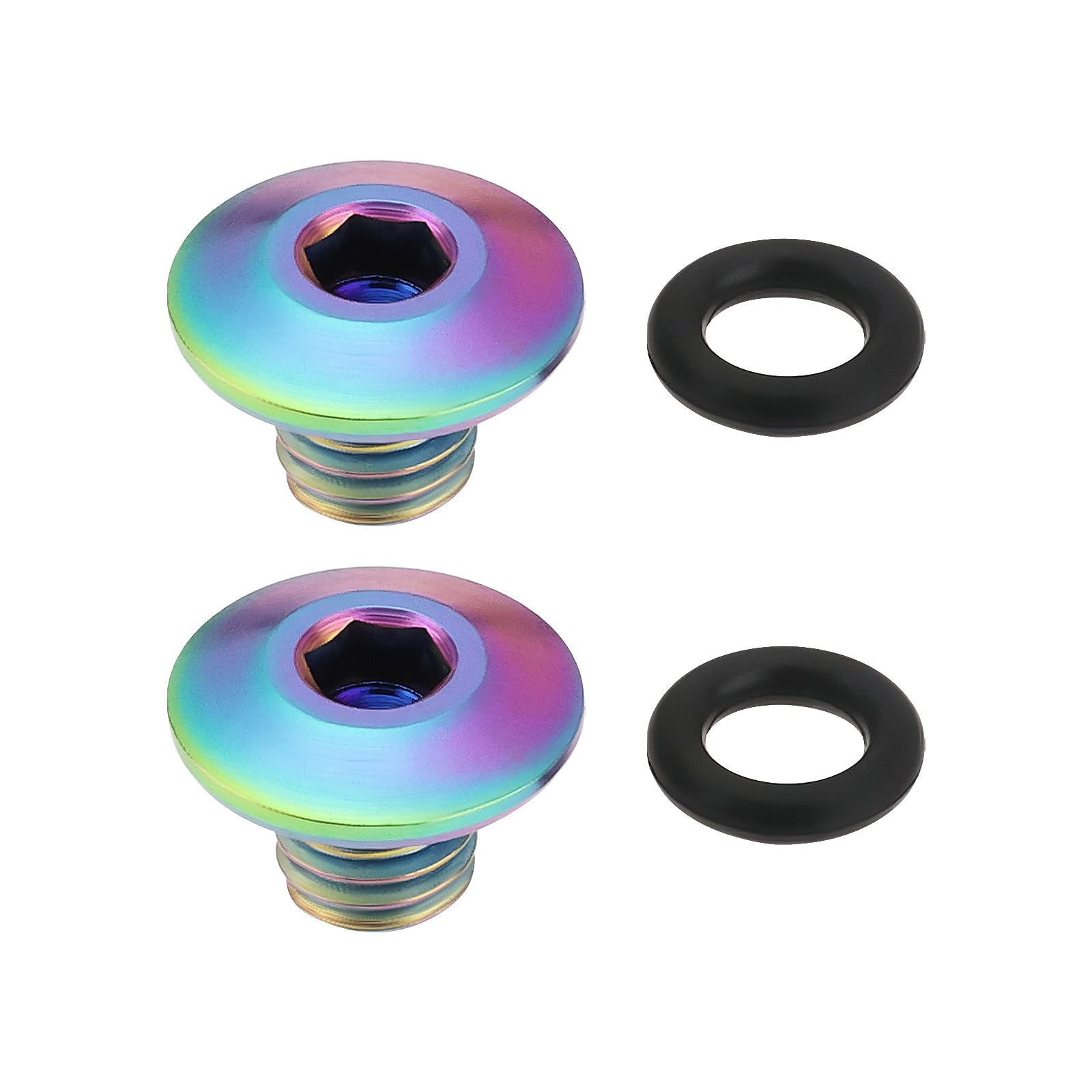 Bicycle O-Ring Screw Bleed For-Shimano XT SLX Zee Deore LX M5 Titanium