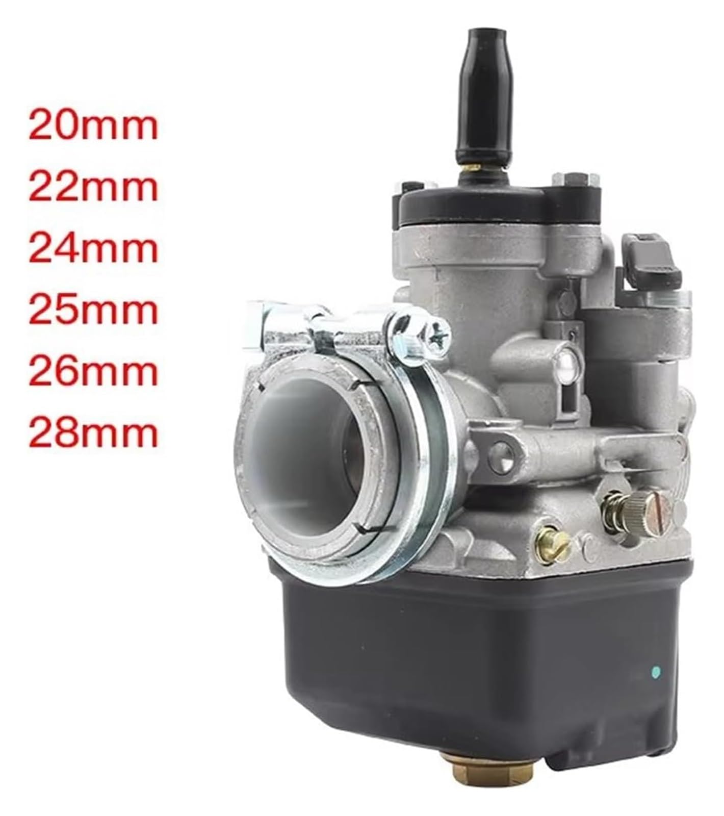 Carburador para Moto Para Dellorto Para PHBL 20 24 25 26 28mm Motocicleta 2T 4T Motor De Carreras Scooter Motocross Tuning Carburador(24MM)