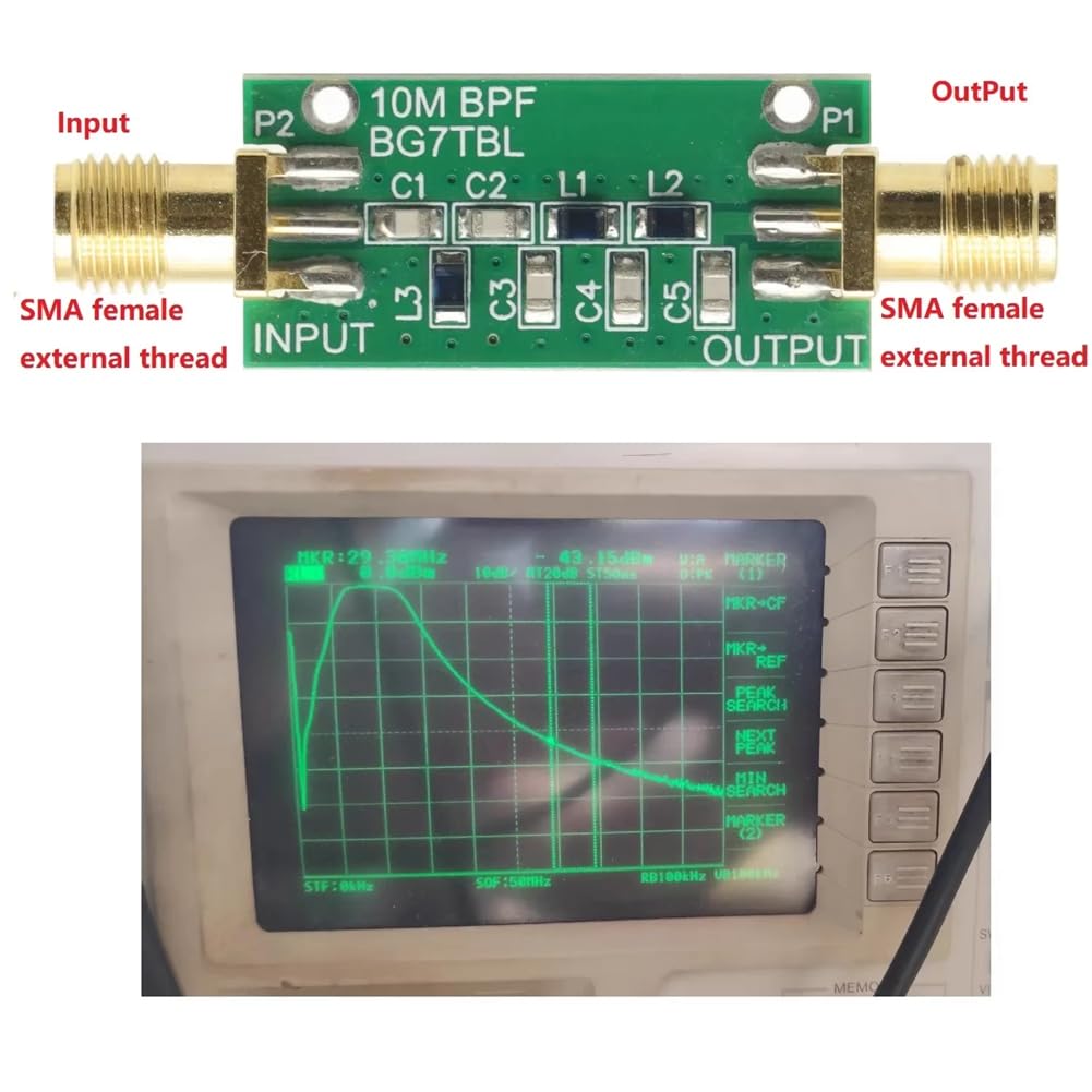 Bandpass BPF Bandpassfilter 10 MHz Hochfrequenz-Frontendmodul mit Geringer Einfügungsdämpfung