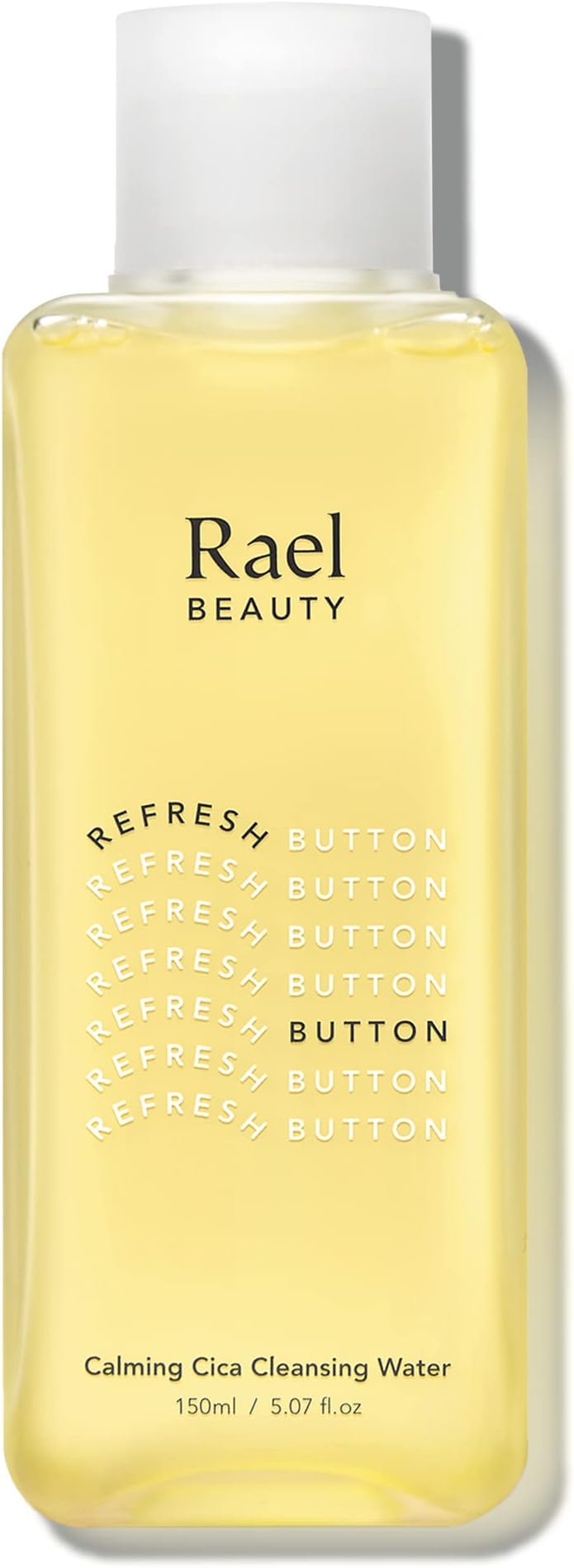 Rael Calming Cica Cleansing Water - Gentle and Light Makeup Remover, Cica Extract and H3O Hyaluronic Acid Complex, Clean Ingredients for All Skin Types, Advanced Vegan Natural Skincare (5.07oz, 150ml)