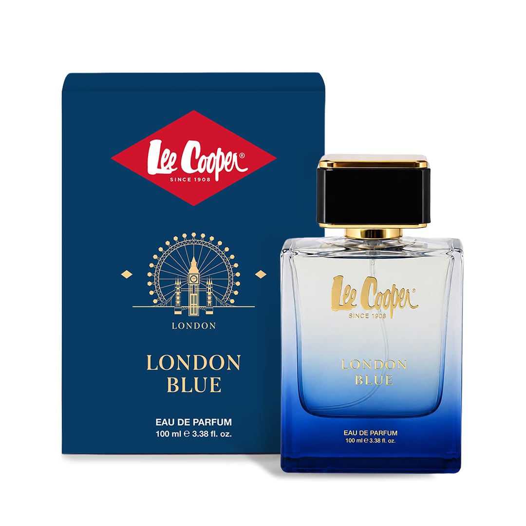 Lee Cooper London Blue Eau de Parfum - 100ml | Long Lasting Unisex Perfume | Fresh Citrus, Mint & Ginger Scent | Internationally Inspired Fragrance for Everyday Confidence-image-30