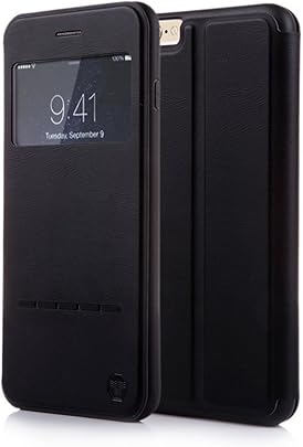 NOUSKE  tui Smart Touch pour iPhone 6 6S avec fen tre sur Rabat  Fermeture magn tique  Support  Coque TPU Protection 360  Noir NOUSKE  tui Smart Touch pour iPhone 6 6S avec fen tre sur Rabat  Fermeture magn tique  Support  Coque TPU Protection 360  Noir