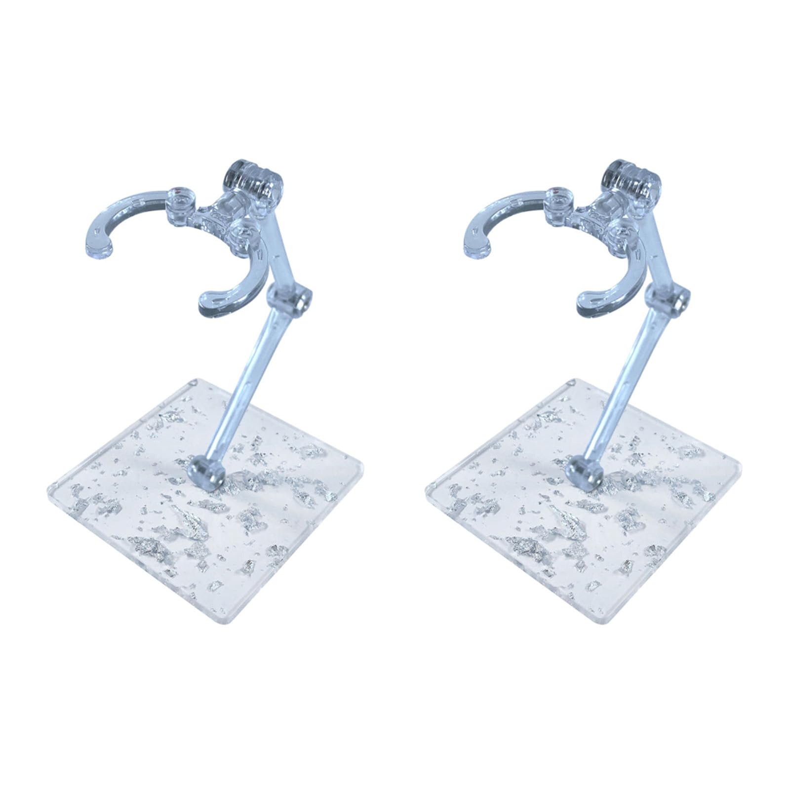 hogtnd Quick Assembly Model Figures Display Stand, Figures Display Base for Anime Dolls and Miniature Statues, Pack of 2 Stand