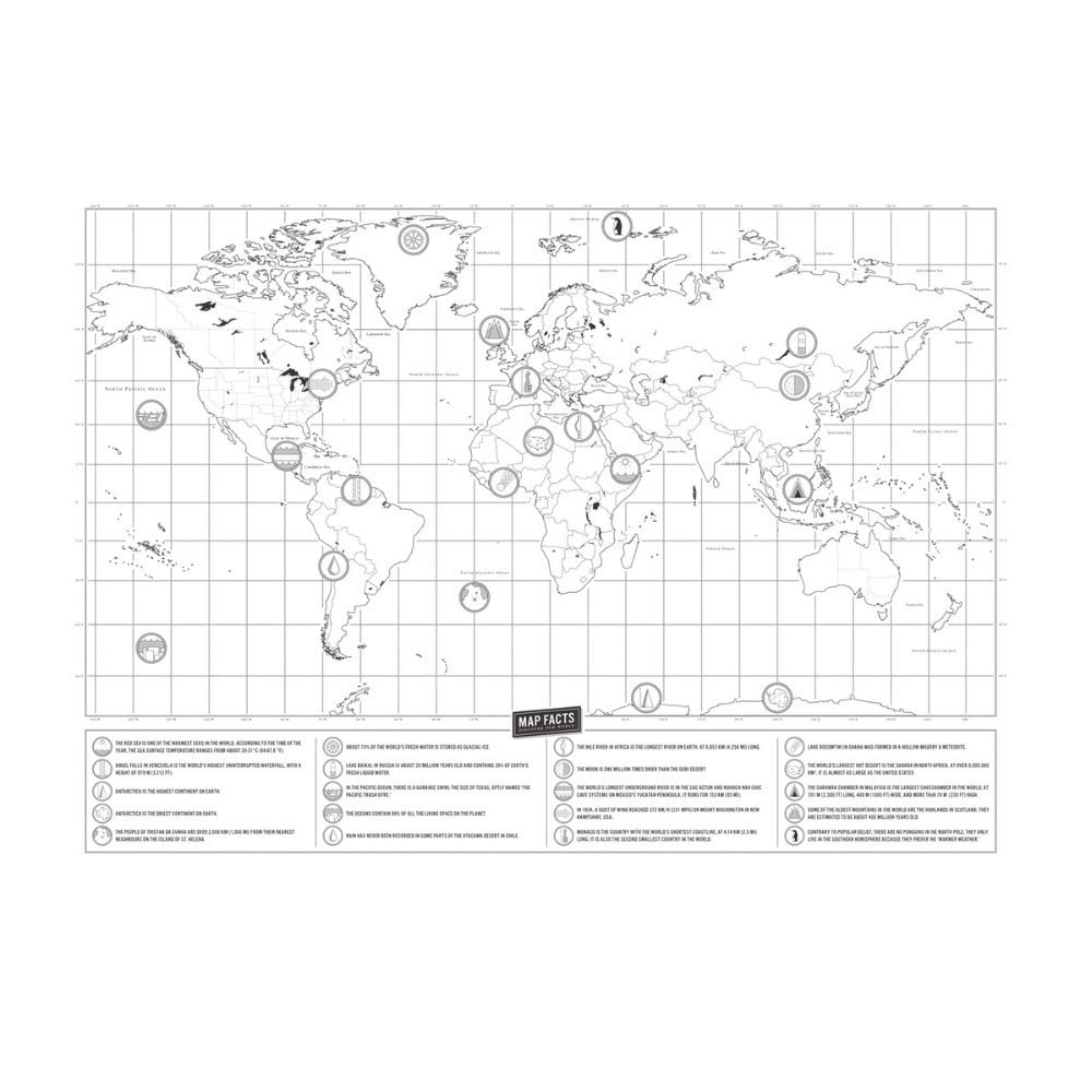 Buy T Deluxe Scratch Map Black mapa Creative Scratch Off map Travel Scratch World map mapa Mundi