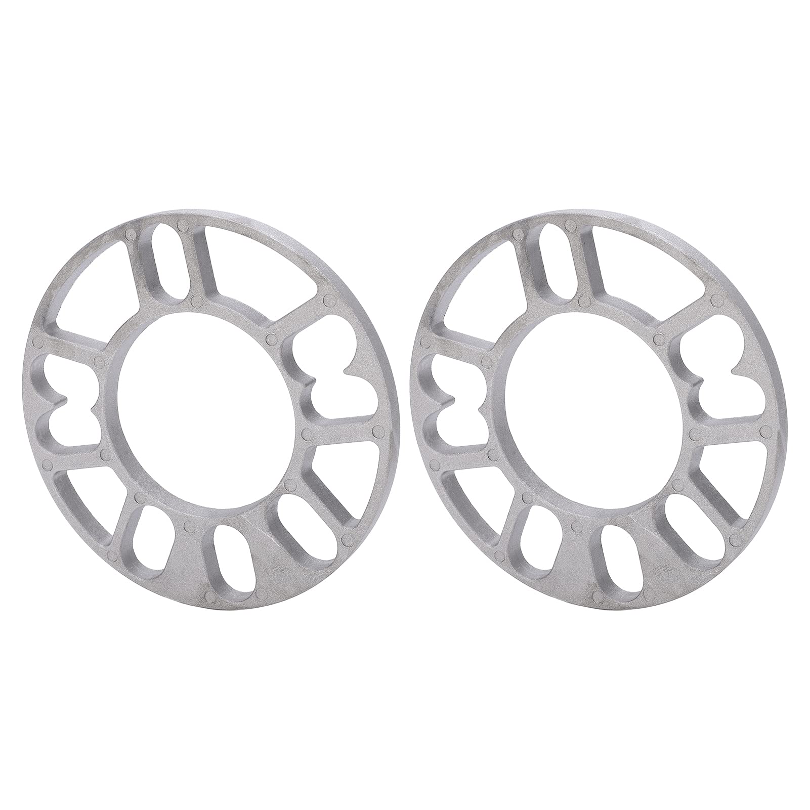 Cale d'espacement de roue 2 pièces 10 mm, entretoise de jante universelle pour véhicules à 4 ou 5 goujons, entretoise centrée sur moyeu en aluminium avec PCD 98 mm à 120 mm,