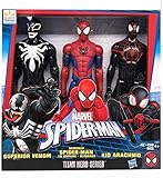 Marvel Titan Hero Series 3 set: Kid Arachnid, Superior Venom, Spider-man