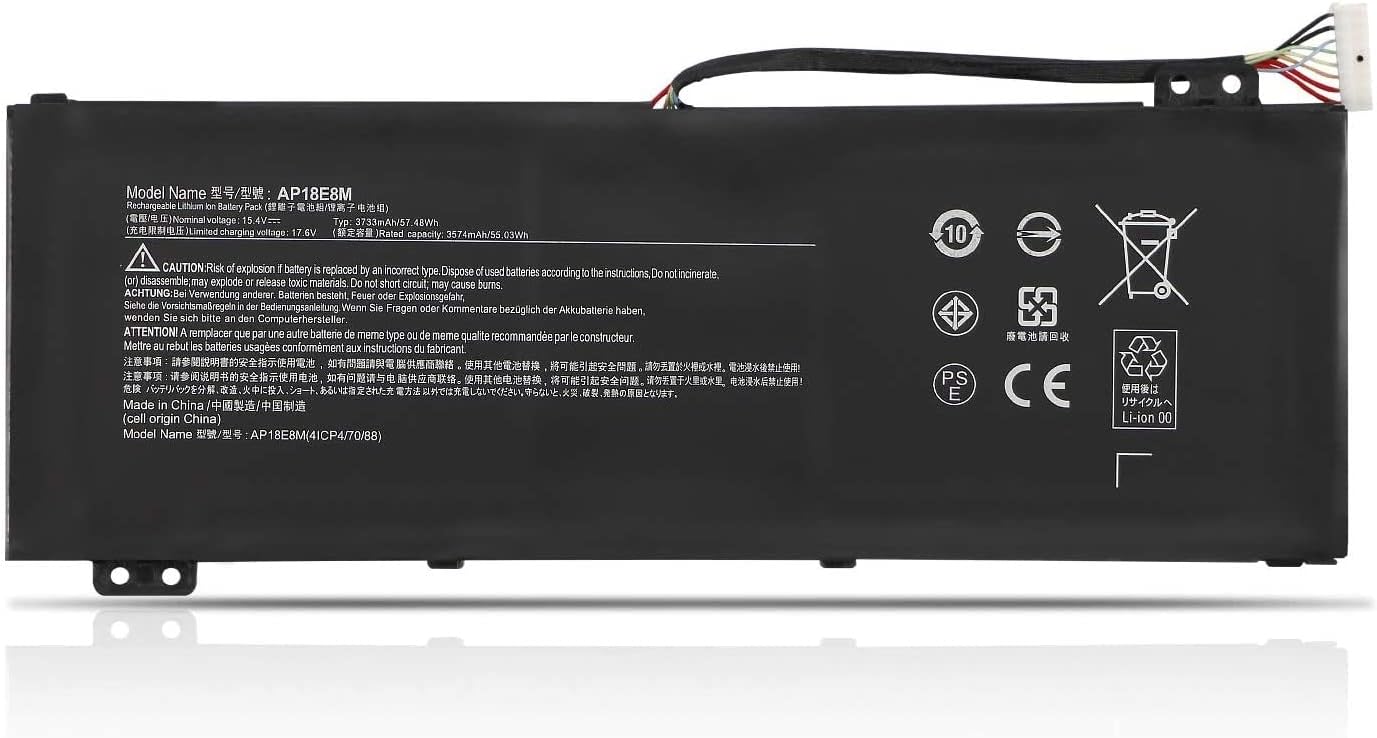 AP18E8M AP18E7M Battery for Acer Nitro 5 AN515-44 AN515-44-R99Q AN515 ...