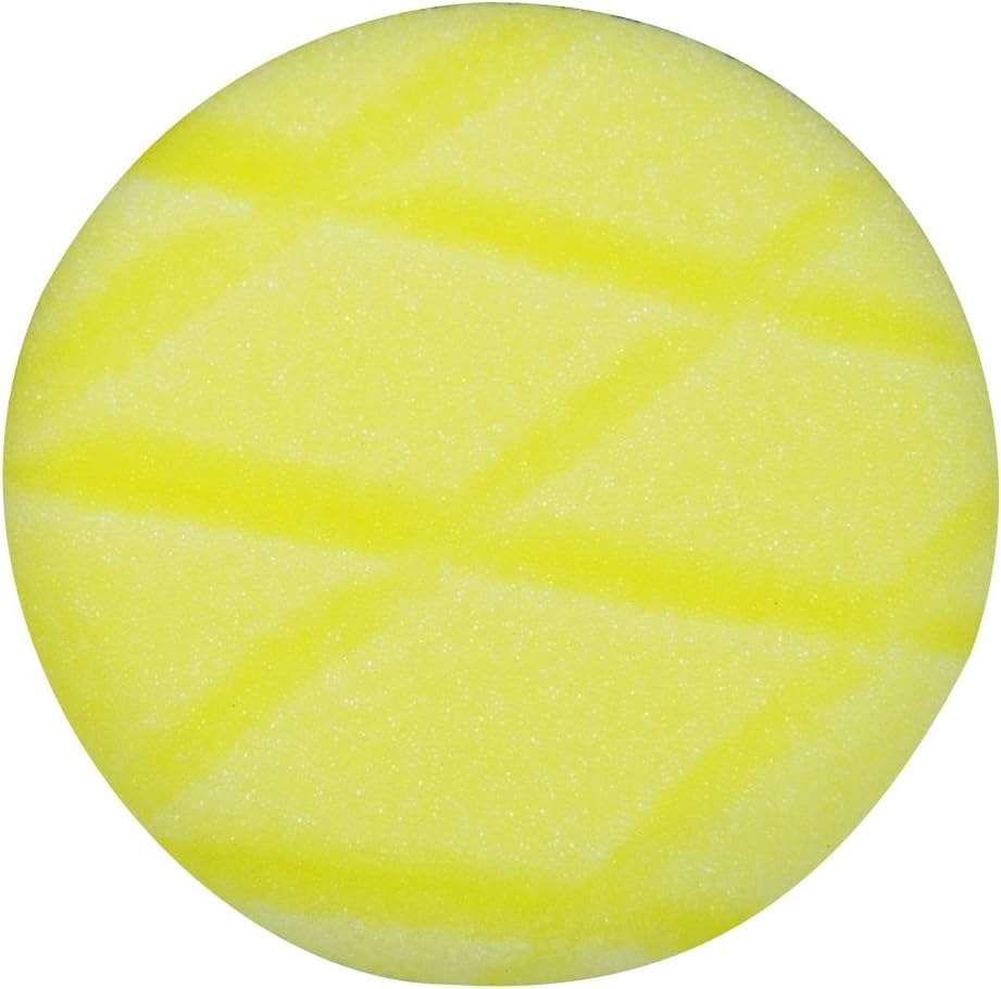 Astro Pneumatic 4635 3-Inch Yellow Diamond Cut Foam Pad, Velcro