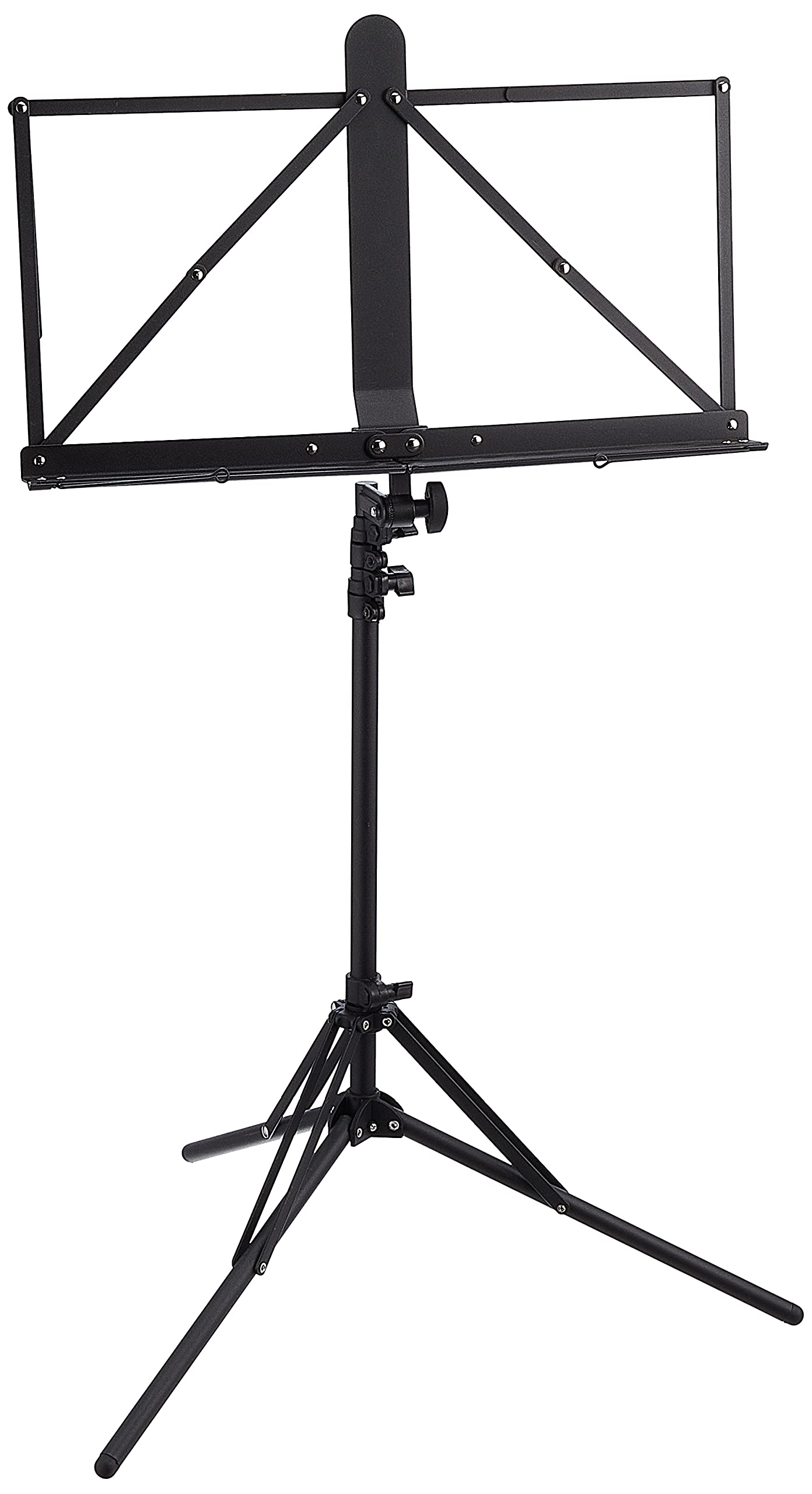 Amazon | コスモM・Sテクノ 軽量アルミ製折りたたみ譜面台 黒 アルミ製