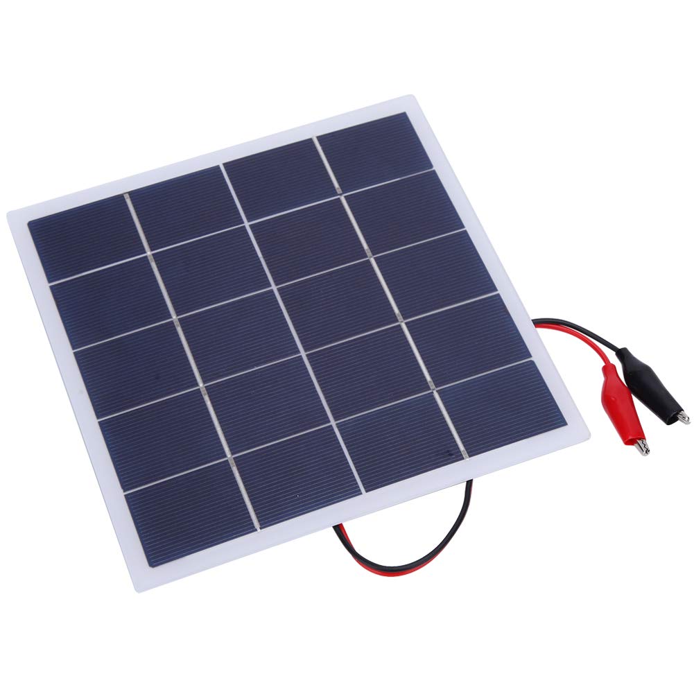 4W 5V Mini-Solarpanel, DIY-Solarpanel aus Polykristallinem Silizium, Tragbares Solarpanel-Ladegerät, 172x175mm