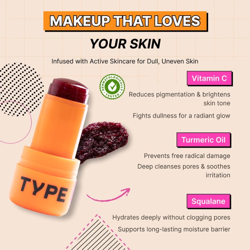 TYPE BEAUTY INC Shimmery Get Even Hydra Jelly Tint - Cheeks, Lips and Eyes For Brightening and Balancing - Pink Ice 89 2