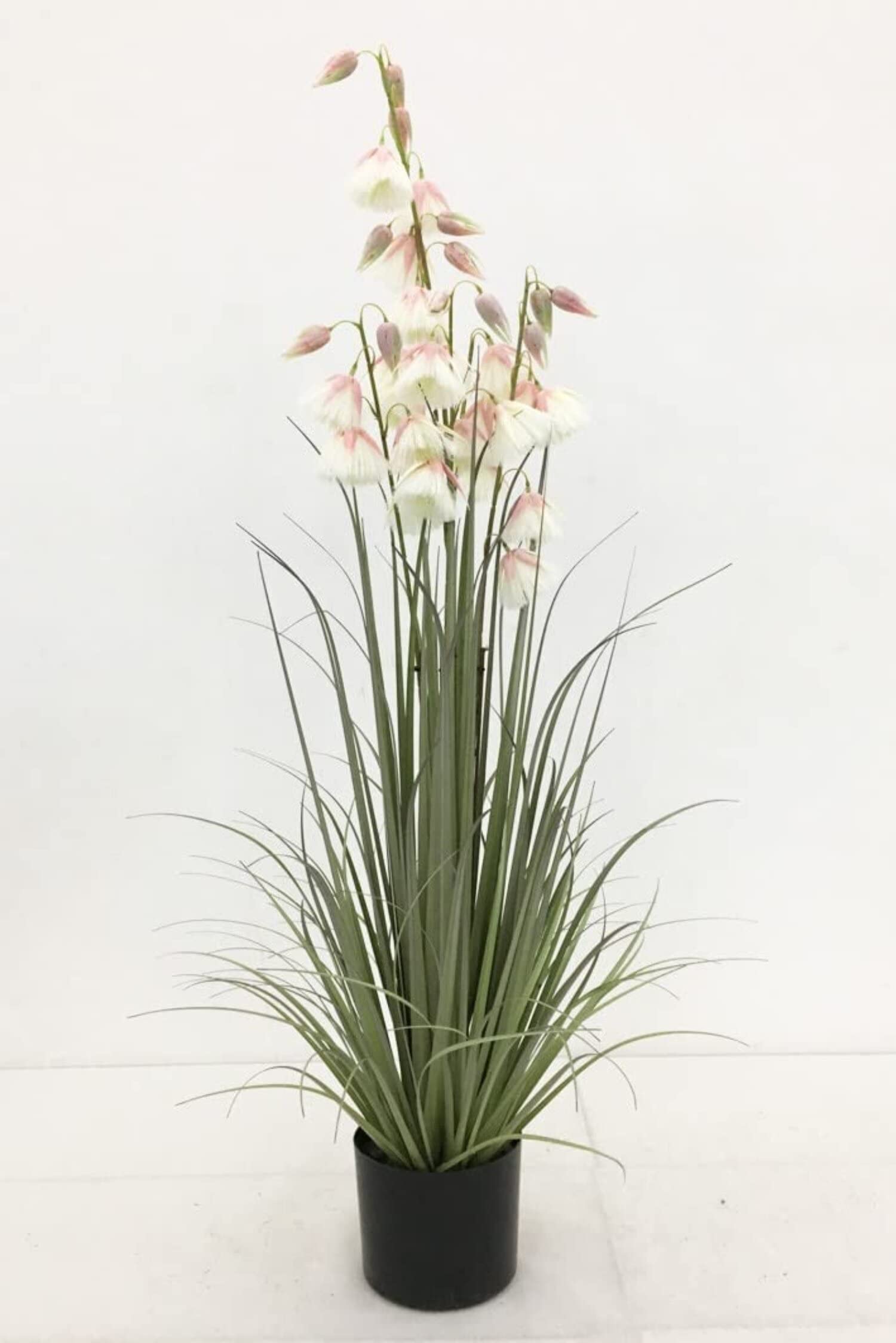 FOX & FERN Allium Grass Artificial Plant | with Basic Pot | Elevate Any Corner of Your Home/Garden | Best for Gifting | Party, Wedding and Home Decor (Ht. 70CM) GB0028