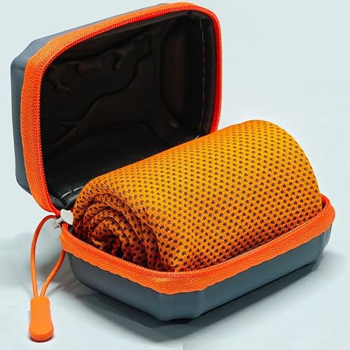 Cooling Towels For Neck And Face, Quick Drying Sweat Towels With Storage Box, Cooling Towel, Breathable Chilly Sports Towel, For Gym, Yoga, Sport, Running, Workout, Camping