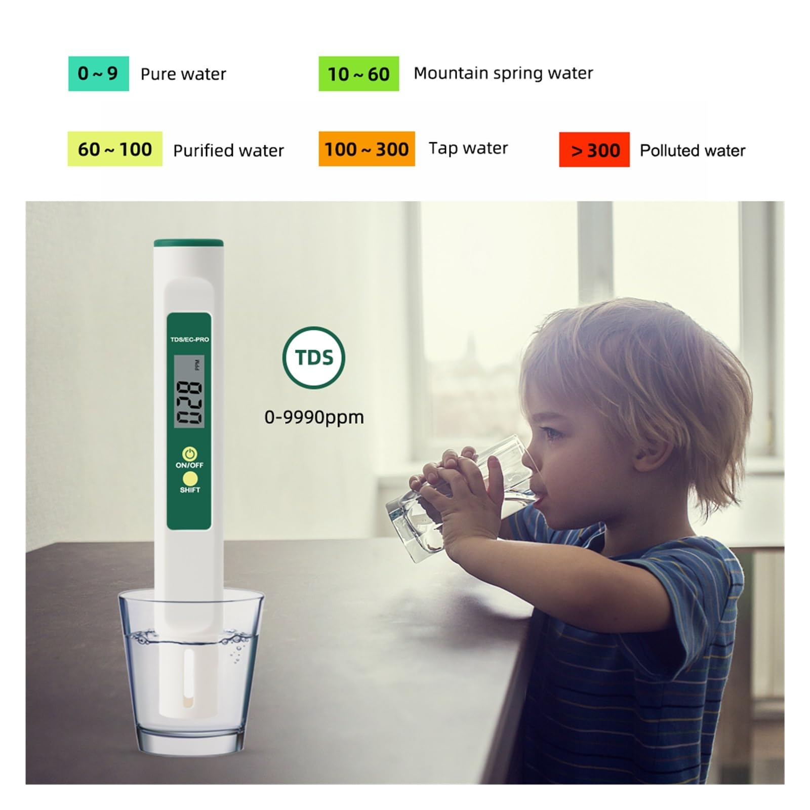 Amazon | 水質測定器 PH測定器 デジタル 3 1 で温度 TDS EC メーター