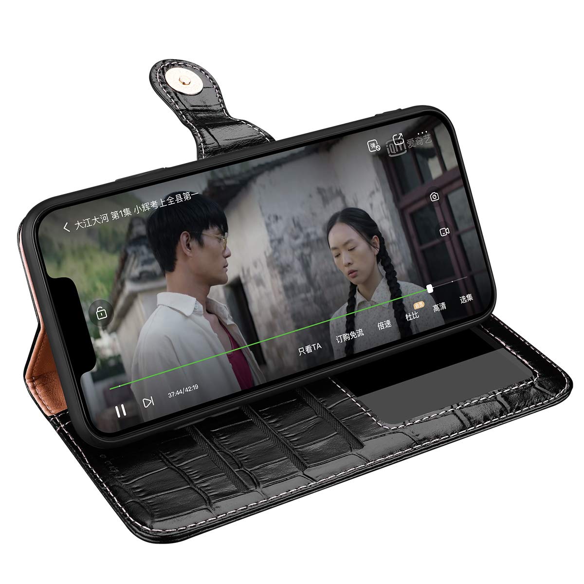 Amazon.co.jp: nincyee 本革フリップウォレットケース iPhone 8 Plusと