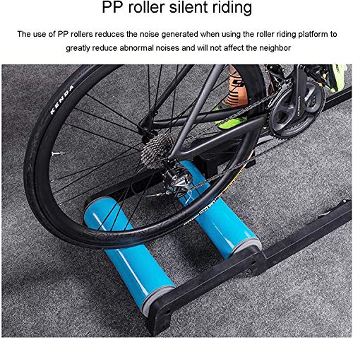 KJZQLMZ Bike Trainer Stand Rodillo silencioso para entrenamiento de bicicleta, compatible con ruedas de 24 a 29 pulgadas miniatura 4