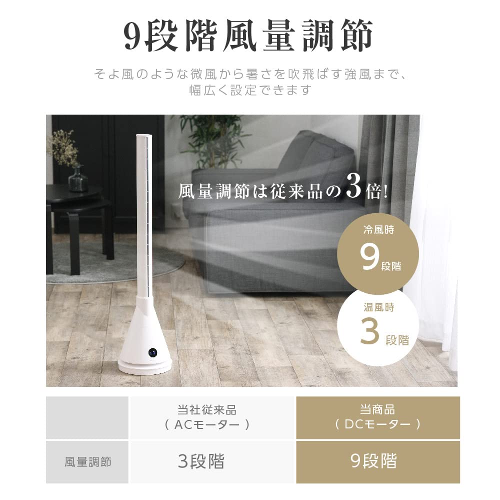 Amazon.co.jp: サインキングダム 冷暖タイプ タワーファン リビング
