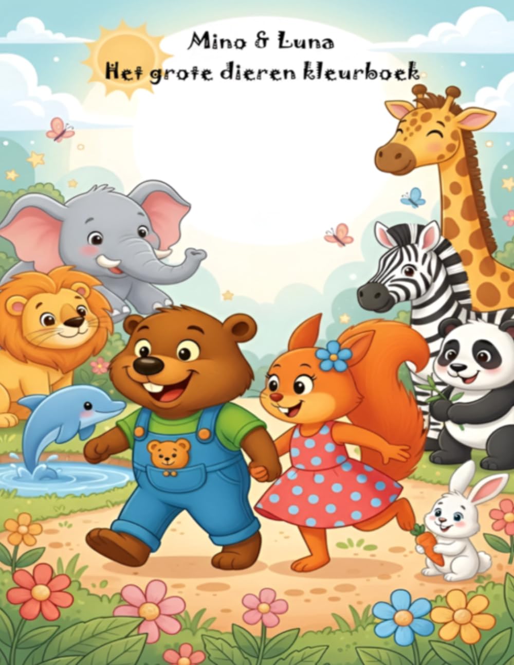 Mino & Luna: Het grote dieren kleurboek