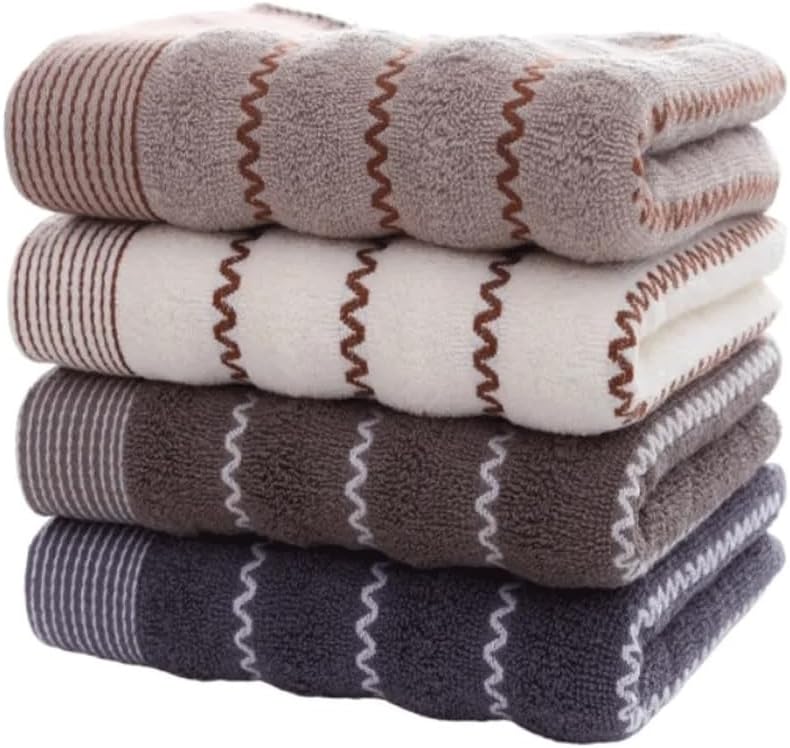 Cotton Hand Towels Embroidered Highly Absorbent Soft Towel for Bathroom