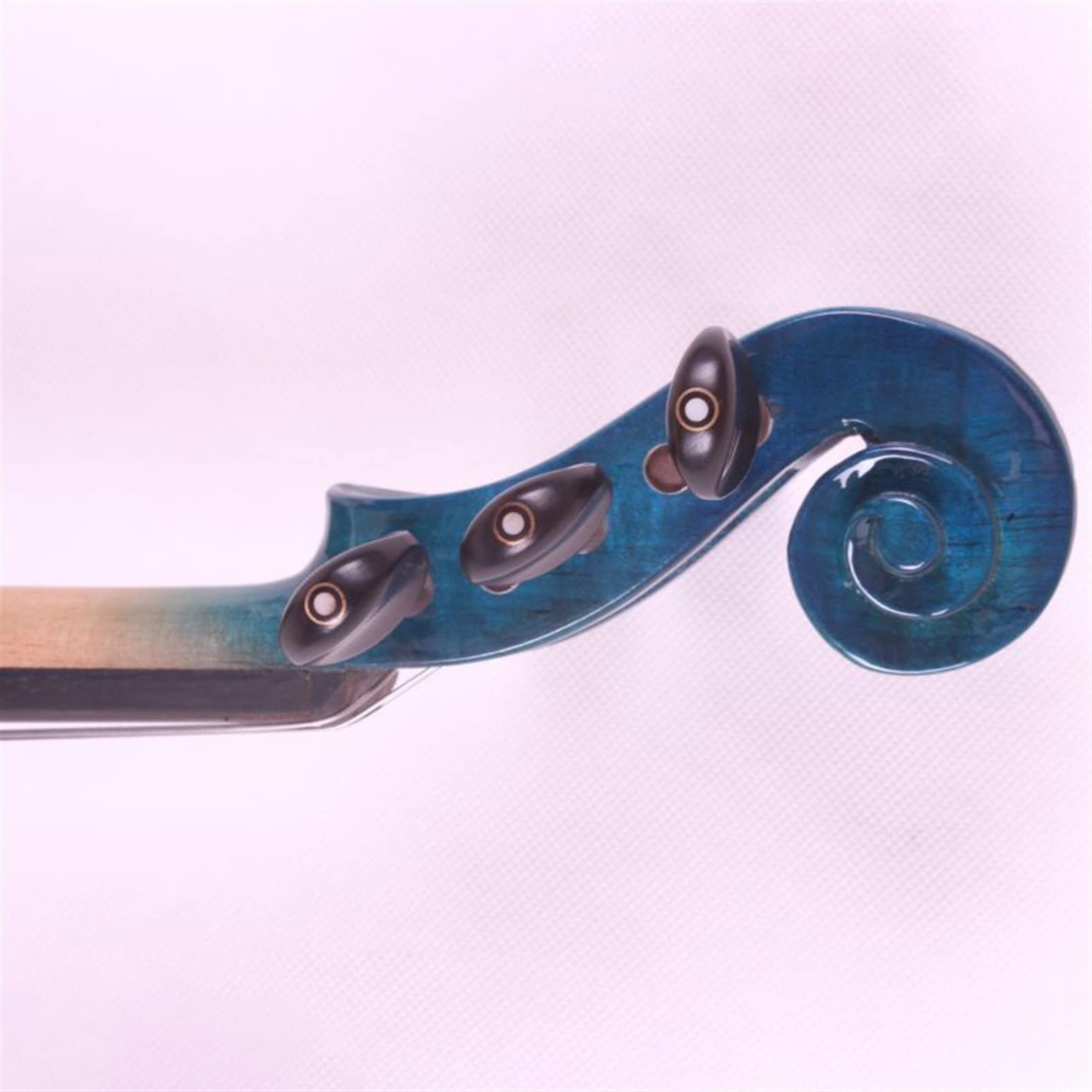 Violini per Studenti Blu 5 Corde 4/4 Violino Elettrico Violino Acustico Full Size Ebano Raccordi Violino Arco Caso Violino Professionale Violino