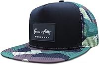 Vista 65 de Grace Folly - Gorra trucker unisex gorra de malla con cierre trasero negro (Black with Fade)