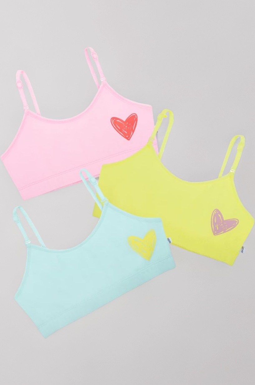 Cotton Training Bra for Pre-Teen Girls | Ages 8-16 Years | Non-Padded | Full Coverage | Breathable | Best First Bra