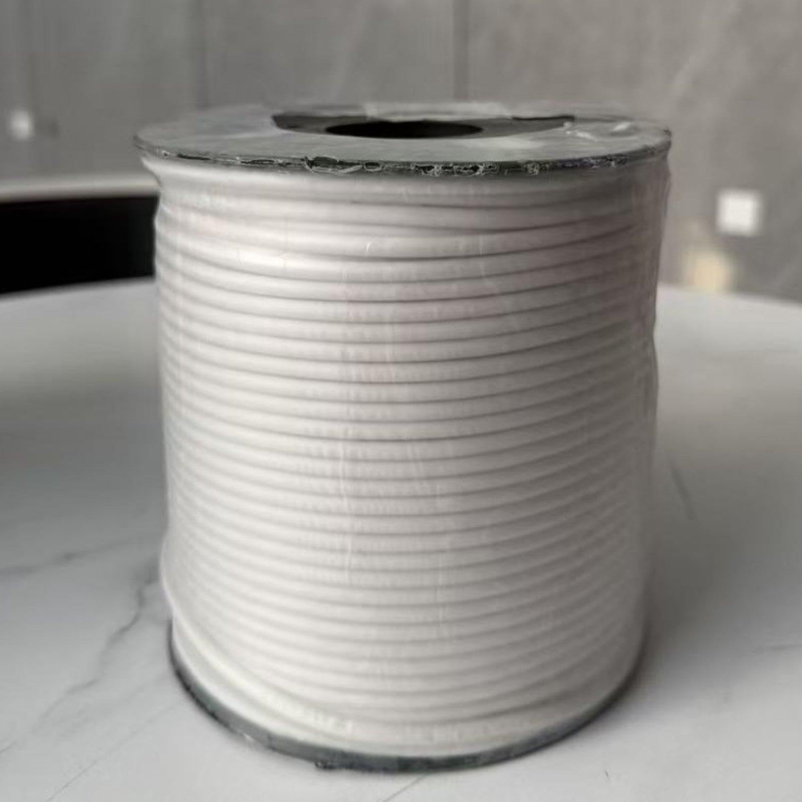 Bastoncini per Saldatura a Barra Tonda in PVC, Bacchette Impermeabili per Pavimenti in Vinile, Bobina di Colla per Pavimenti per Campi da Badminton, Bianco