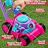 617s1bdz Dl - Sloosh Bubble Lawn Mower Toddler Toys - Kids Toys Bubble Machine Summer Outdoor Toys Games, Bubble Mover Push Toy for Age 1 2 3 4 Year Old Preschool Kid Boys Girls Birthday Easter Gifts (Pink)