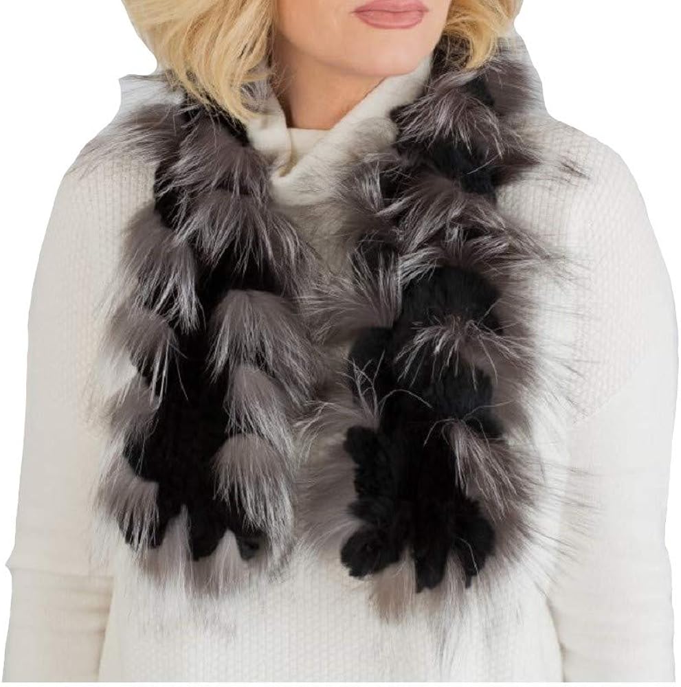 fur scarf amazon