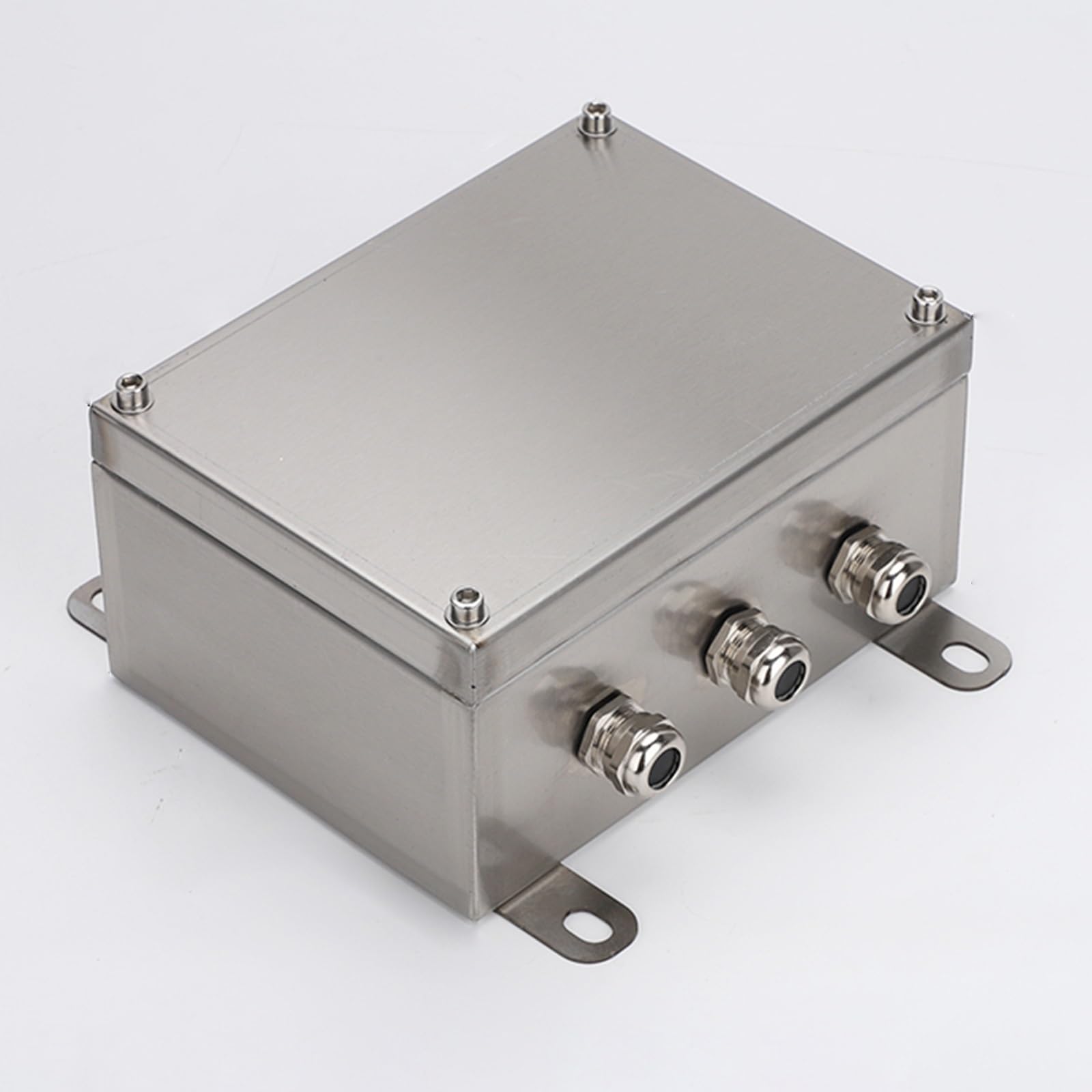 BoîTe de Jonction éLectrique Boîtier Étanche De Grande Taille, Boîtiers De Projet Métalliques Muraux Pour L'électronique Avec Plaque De Montage, Boîtier Protection Distribution Industrielle((LxWxD) 22