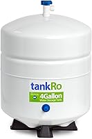 ExpressWater tankRo RO132-TNK 4 Gallon NSF Certified RO Expansion Tank – Compact 3.2 Gal Storage with 1/4" Ball Valve & Stand