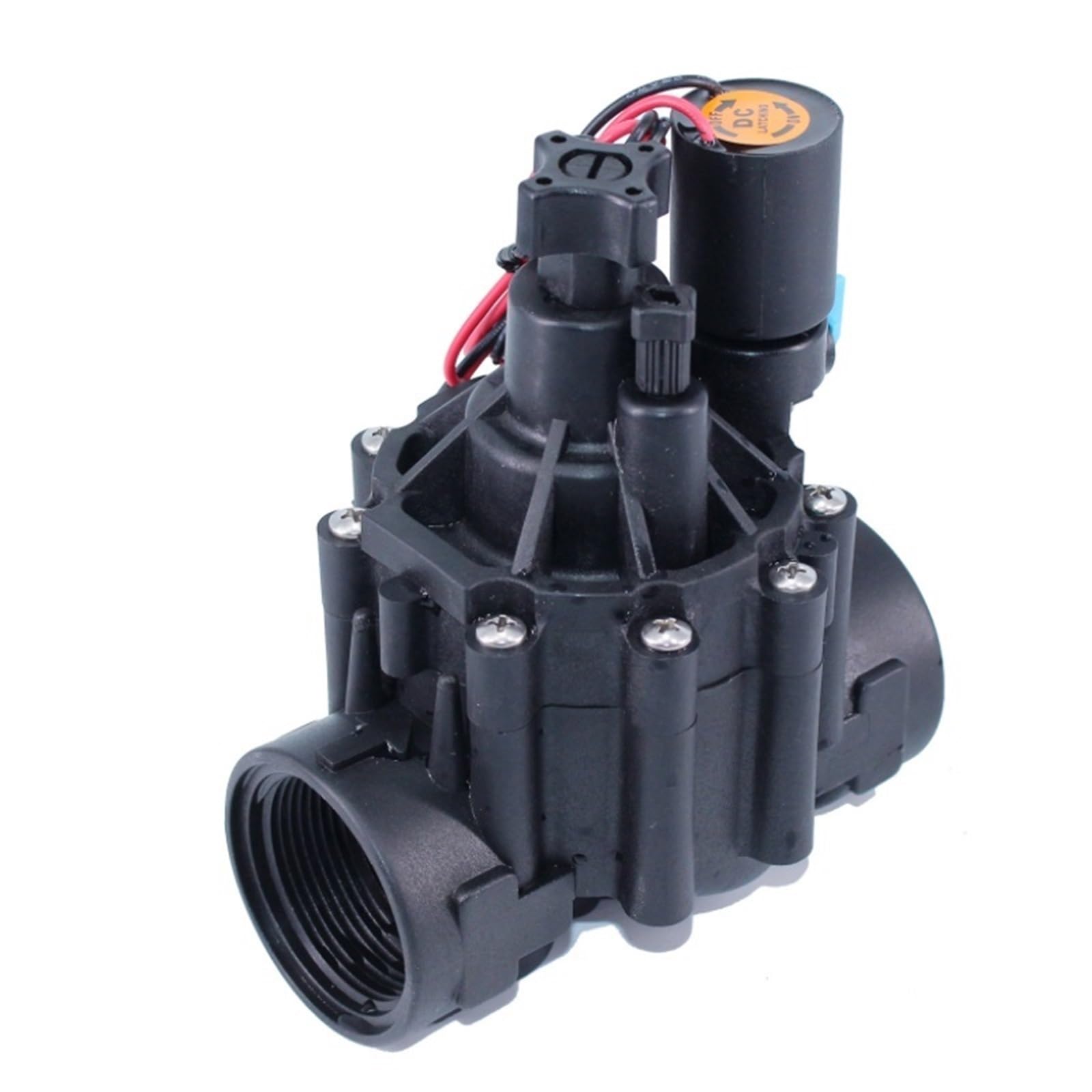 QEFHSVVZE 3/4 Inch 1 Inch Water Latching Solenoid Valve with Pulse Function 220VAC 24VDC 24VAC 110VDC DC Latching 1Pcs(Bsp-dc Latching 6-20vdc,3/4inch)