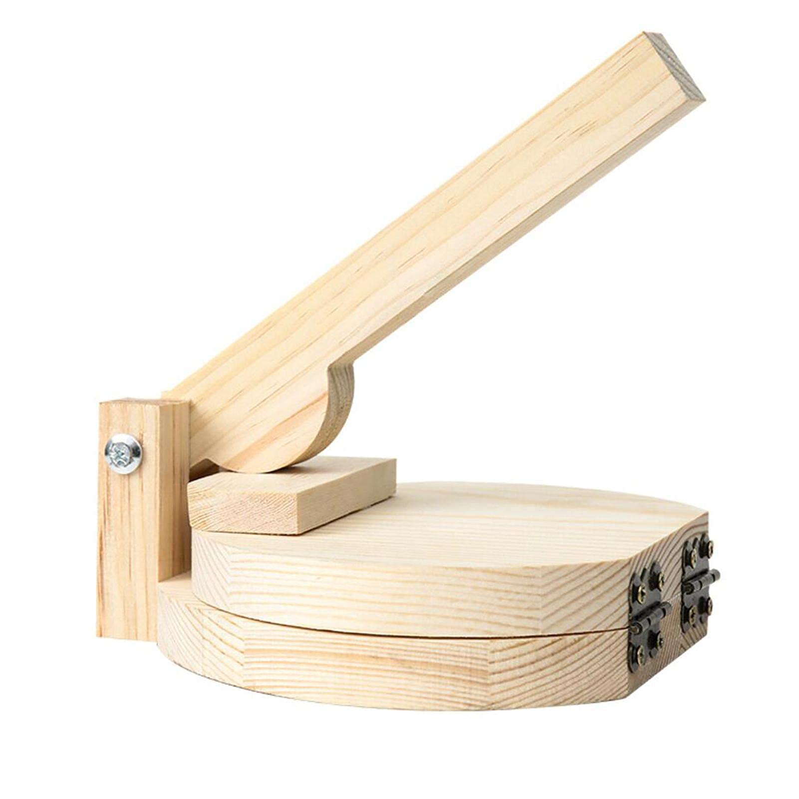 Wooden Tortilla Presser Pie Press Dumpling Chapati Maker for Making Roti Pancake Ravioli Chapati Maker Pressing Tools for Kitchen Gadget Tool