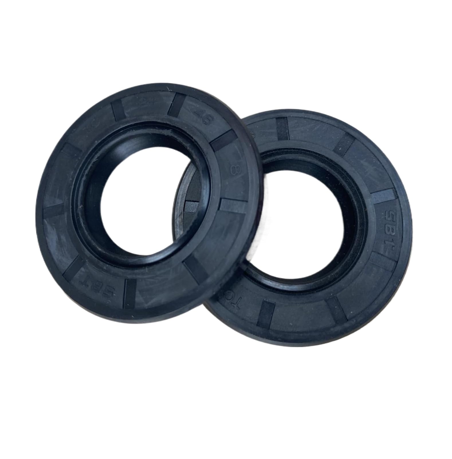Nitrilkautschuk-Abdeckung, Doppellippe mit Feder, TC 70mm x 92mm x 7mm, Schwarze Packung mit 2