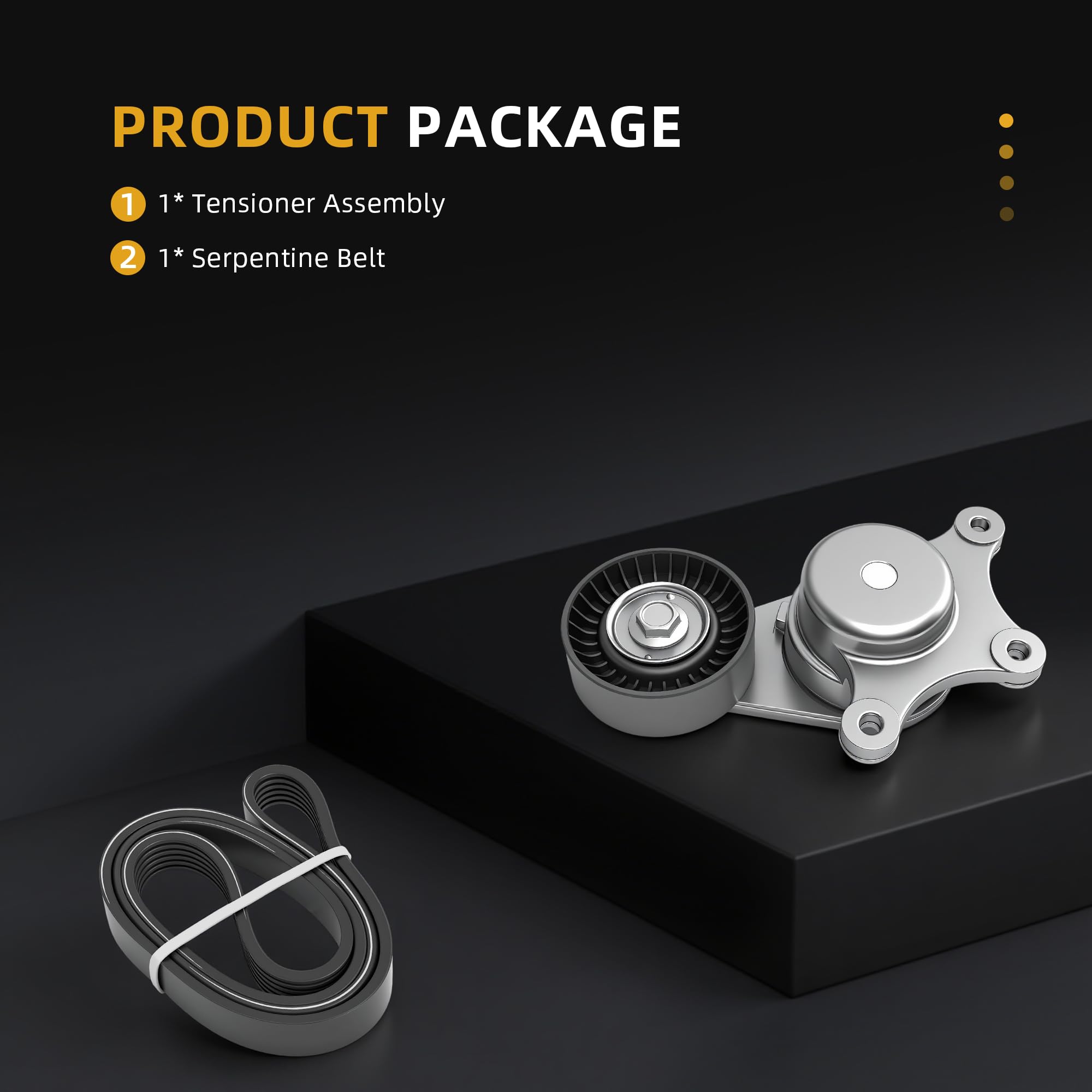 Amazon.com: JAVOUKA Serpentine Drive Belt Tensioner Kit Fits for
