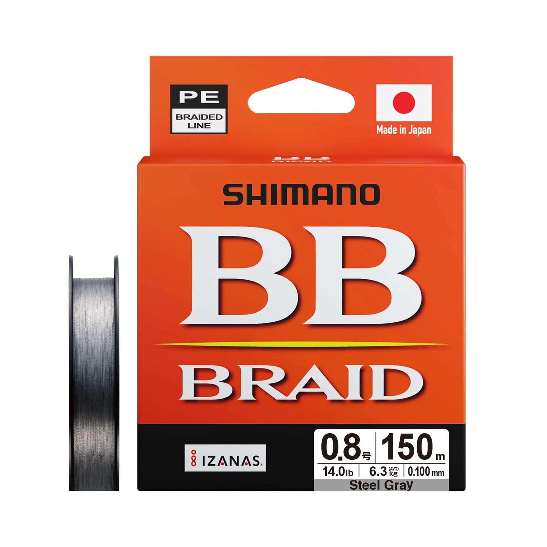 シマノ(SHIMANO) PEライン BBブレイド 150m LD-M54Y 0.8号 スティールグレー